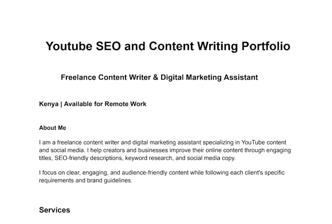 write SEO friendly youtube titles and descriptions